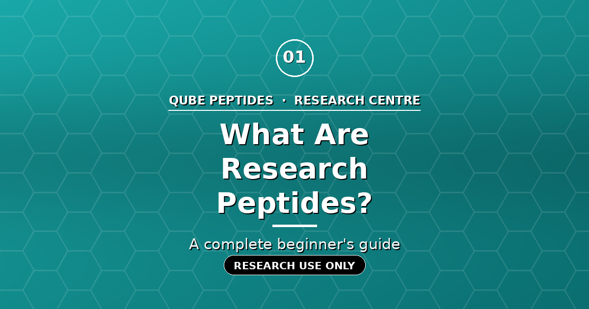 What Are Research Peptides? — Qube Peptides Research Centre